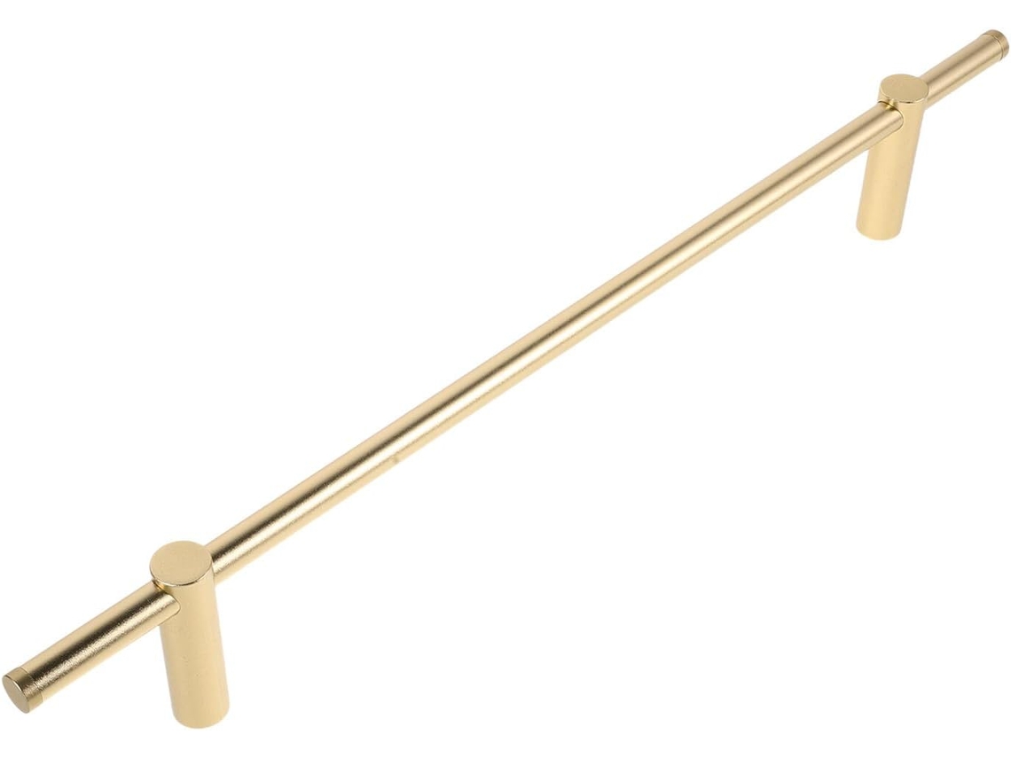 Barra Decorativa De Aleación De Aluminio De 40 Cm, Riel De Soporte De Metal Dorado Para Botellero.