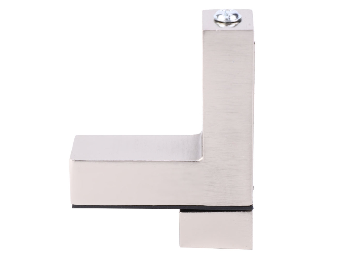 Estante De Vidrio Con Abrazadera Ajustable De Aleación De Zinc, Tipo F, Herrajes Cepillados.