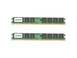 2 Piezas De Módulo De Memoria Ddr2 1gb 667mhz Pc25300 De Doble Cara Para Escritorio Amd