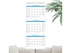 Calendario De Pared 2026 | Planificador Anual Colgante Para Cumpleaños