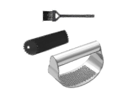 Prensa de ajos manual Rosewell de acero inoxidable, utensilio de cocina para triturar ajo