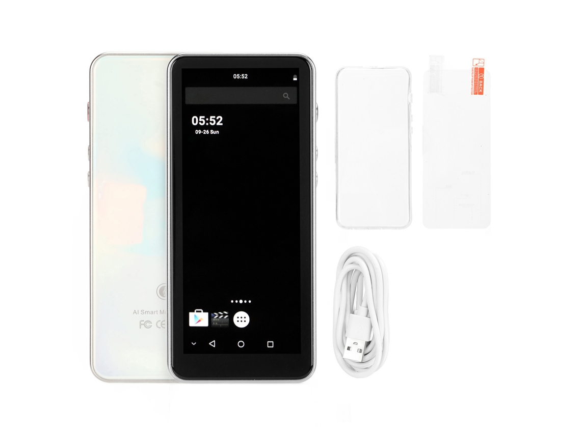Reproductor MP4 LAXISCREED de 4 pulgadas, pantalla táctil HD, Wi-Fi, Bluetooth, 128 GB