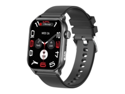 Kr86 Smartwatch Bluetooth Llamadas AI Asistente de voz Descanso del mediodía Monitoreo del sueño nocturno Negro YEMAESRE