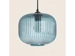 LEDKIA Lámpara Colgante Cristal Modra Azul