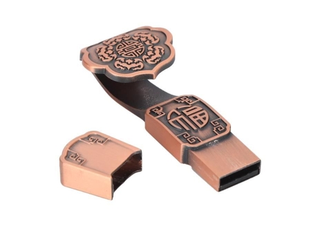 HURRISE Memoria USB Disco Flash USB USB 2.0 Portátil de Metal a Prueba de Agua Almacenamiento para Compartir Unidad de Computadora 32GB