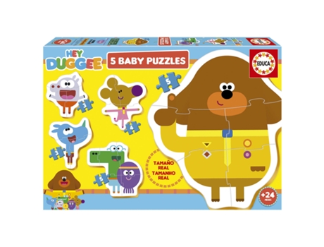 Puzzle EDUCA Hey Duggee 19393 (Edad Mínima: 2 años - 3 + 5 Piezas)