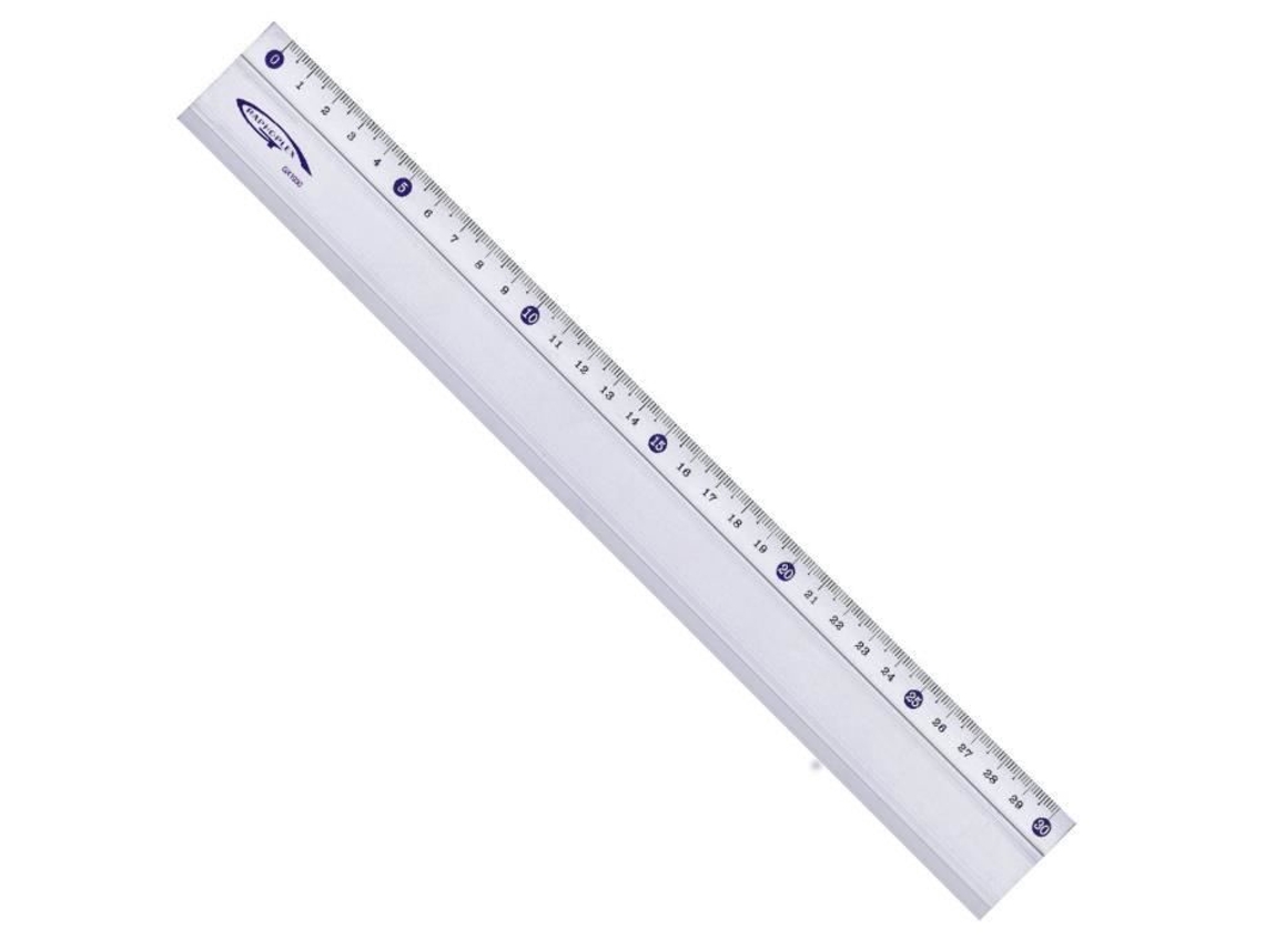 Reglas aluminio antideslizante 30 cm color