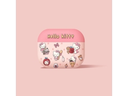 Funda protectora para auriculares Airpods 4, protección completa (rosa Kt) Czhhmart