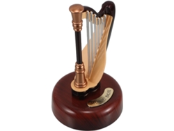 Música Plástico Marrón Sonido Elegante Adorno Instrumento Miniatura Decoración Oficinas Ceremonias Mini Caja