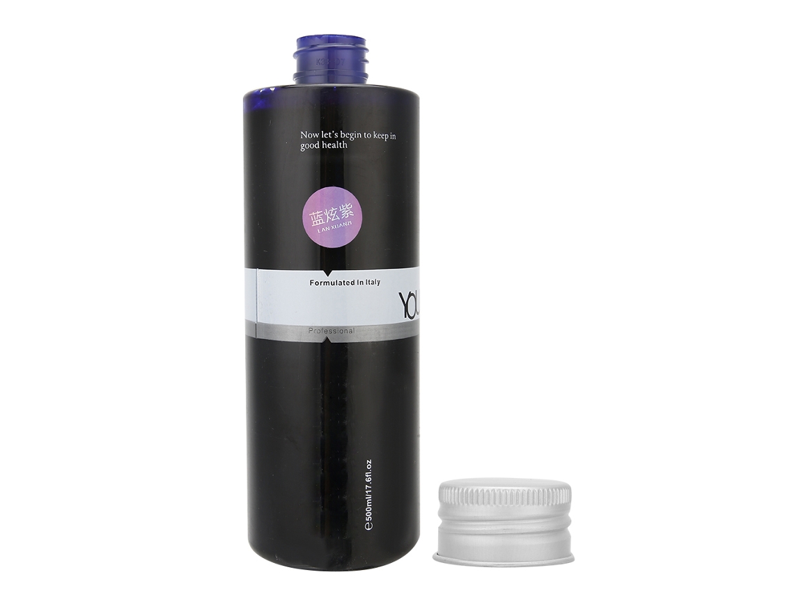 2026 Creme Tinta Capilar Profissional Diy 500ml Lojas de Barbearia Cor Azul Roxa