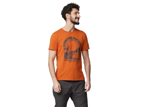 Camiseta de Hombre FJÄLLRÄVEN Equipment Naranja (M)