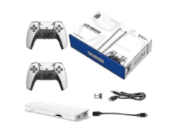 Consola de videojuegos retro GOKOCO con más de 40000 juegos, TV HDMI 4K, stick y 2 mandos inalámbricos.