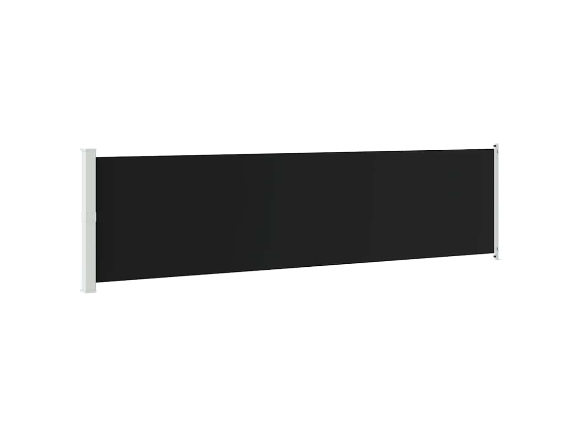 Maison Exclusive - Toldo Lateral Retráctil Para Patio Negro 600x160 Cm