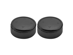 2x Cubierta De Botón Multimedia Para Coche, Marco Embellecedor Para F10 F20 F30 Serie 1 3 5 Para Controlador Nbt Para Botón Idrive