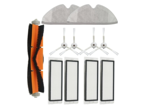 1 conjunto de filtro hepa + escova lateral + escova principal para xiaomi mi robot vacuum