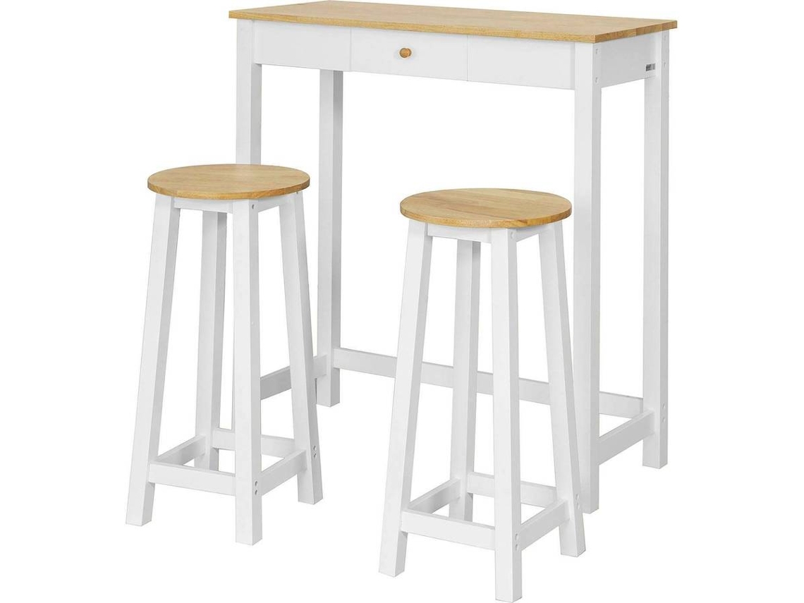 Mesa SOBUY (Marrón y Negro - MDF - 95x40x107cm)