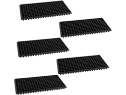 Set de Germinación de Plástico con 5 Piezas, Ligero y Ventilado