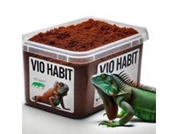 Sustrato Decorativo Reptiles Vio Habit Tarrina 5 Kg. / Rojizo