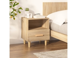 Mesa de Cabeceira LOVELY HOME Mesinha 40X35X47 Cm Carvalho Sonoma