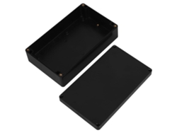 Caja De Conexiones Impermeable Para Montaje En Pared Para Toma De Corriente Exterior, Plástico Negro, Con Resistencia.