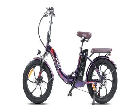 Bicicleta Eléctrica FAFREES F20 Pro 250W 648Wh Autonomía de 80 km Frenos de Disco Púrpura Deslumbrante