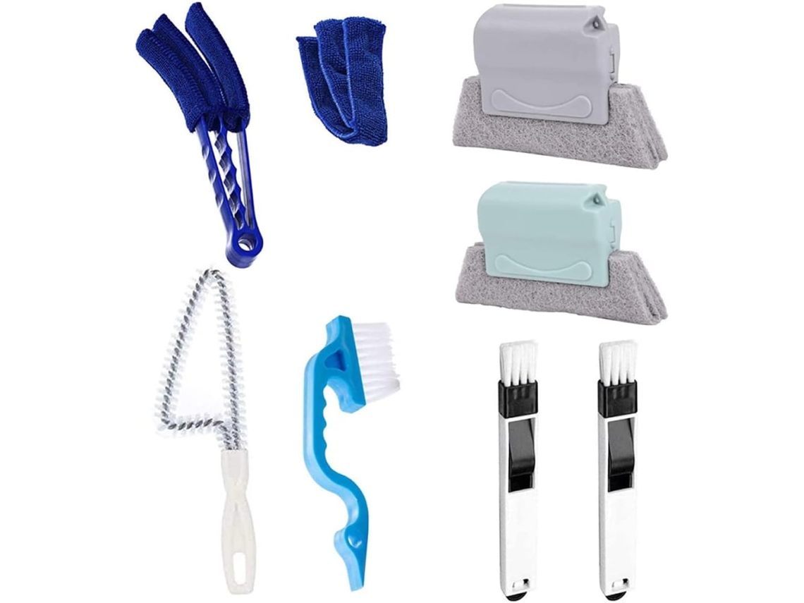 Kit De Herramientas De 8 Piezas: Cepillo Para Teclado Y Plumero De Limpieza Para Persianas Y
