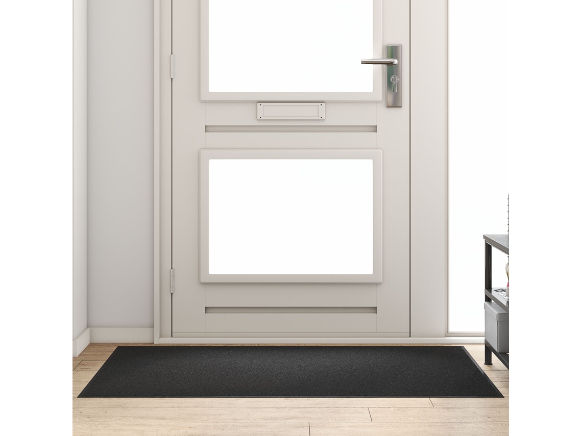 Felpudo Rectangular Negro 90x150 Cm