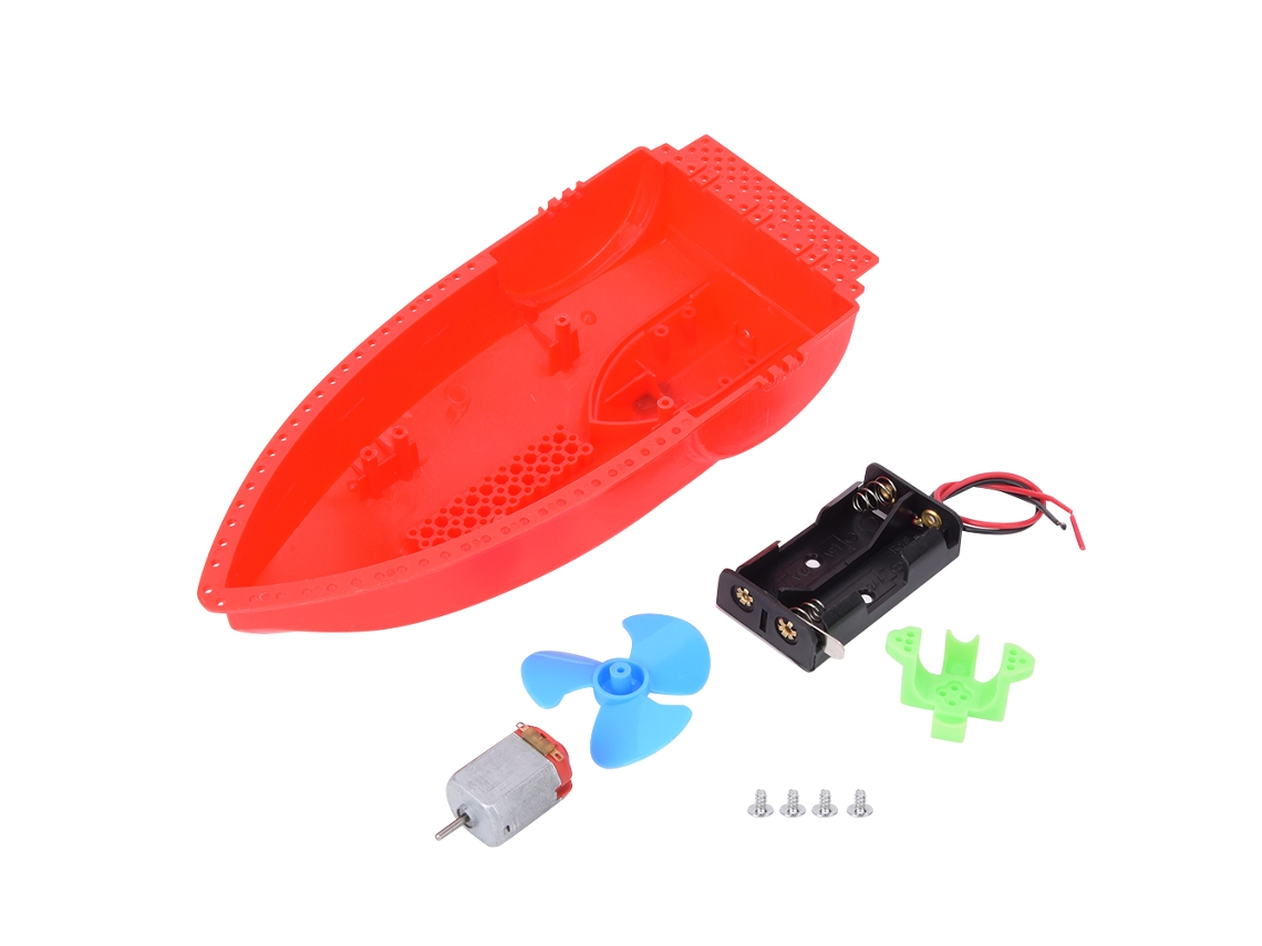 Modelo De Barco Aerodinámico Diy Para Montar Barco De Vela Eléctrico Juguete Educativo Para Niños
