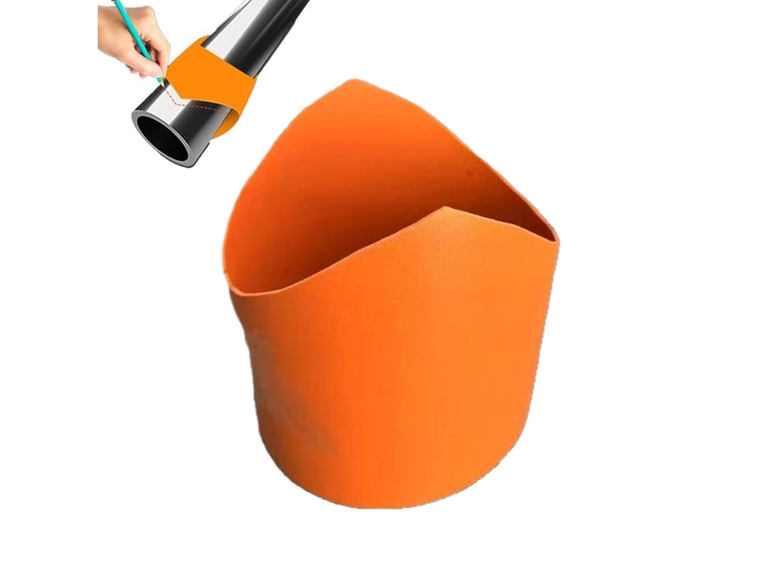 Plantilla de corte para tuberías, guía de corte, plantilla precisa para tuberías de PVC y metal en instalaciones. Gokoco