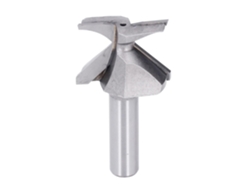 Fresa Integrada Puertas Armarios Madera, Máquinas Grabado (vástago 1/4''), Acero Tungsteno, 3, 8 Cm.