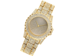 Elegante Reloj Cuarzo Mujer Cristal Aleación Diseño Ligero Preciso Ideal Estudiantes Amigas Estilo Delicado