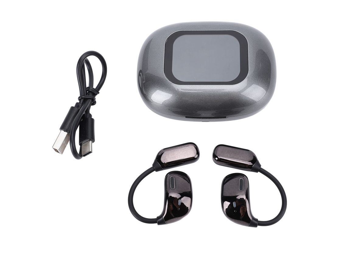 Auriculares con traductor de idiomas, 80 idiomas, 4 modos, Bluetooth inalámbrico, con estuche de carga, pantalla táctil, para viajes.