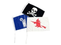 Bandeira Pirata Branco 30 X 45 Cmplastimo