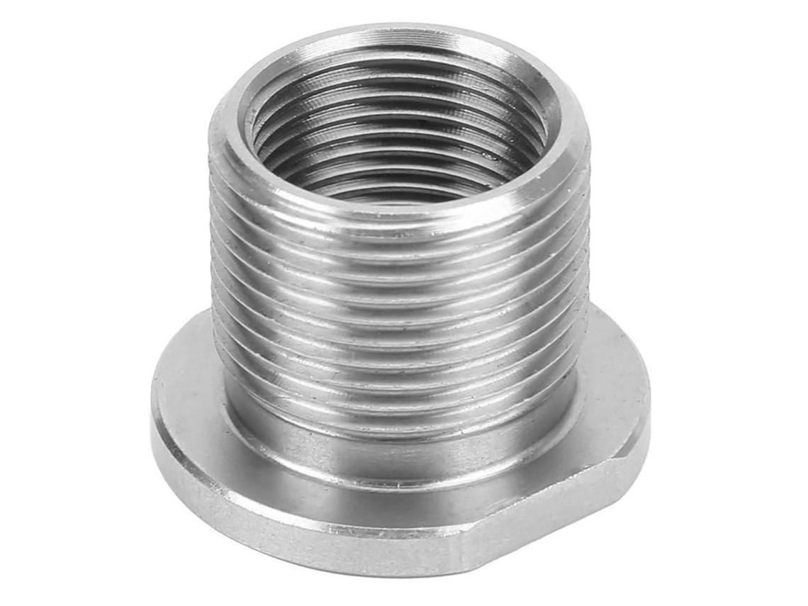 Adaptador De Filtro De Combustible, Conector Roscado De Acero Inoxidable De 1/2-28 A 5/8-24, Ajuste Universal.