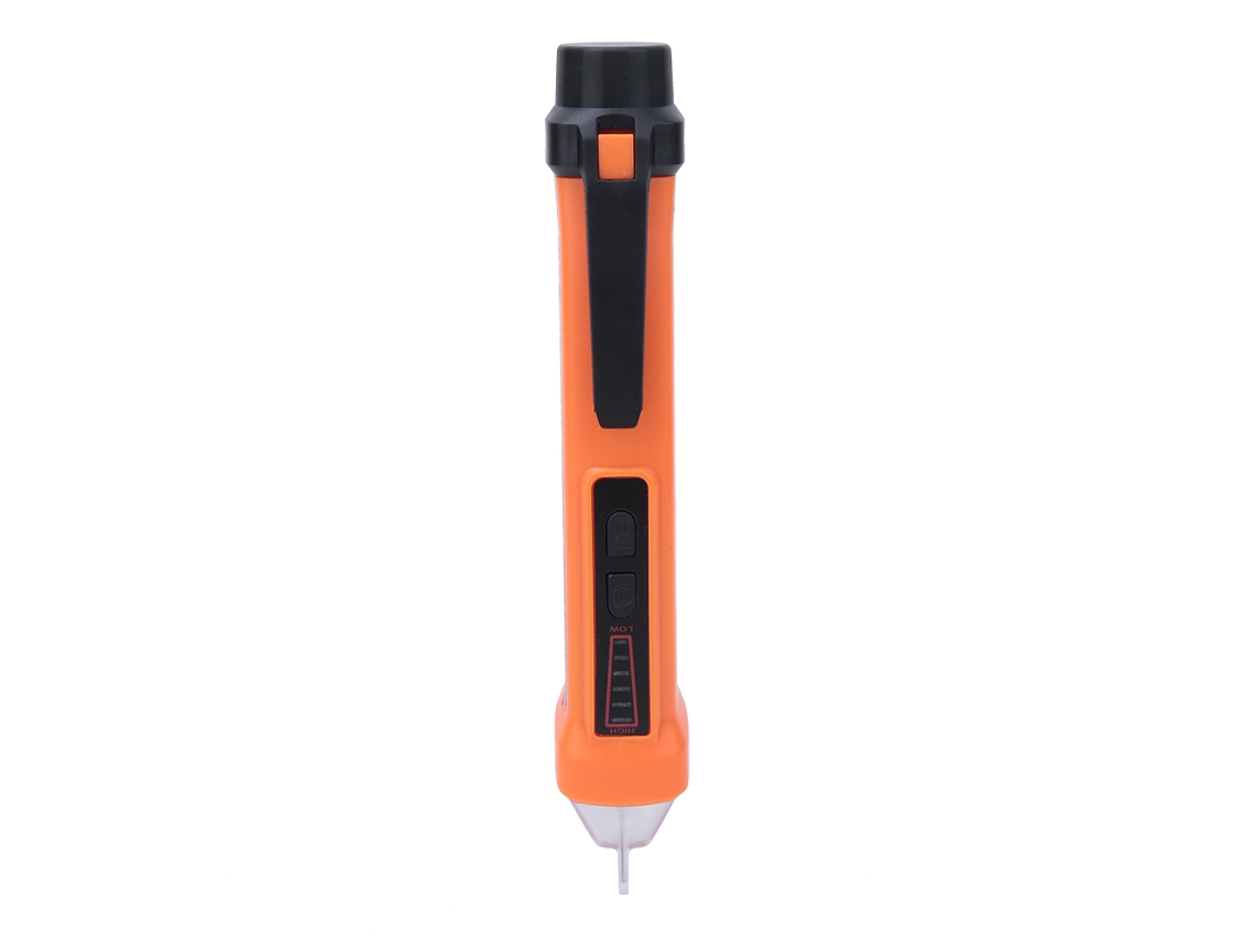 Probador De Voltaje Digital Sin Contacto Con Linterna Para Detección De Voltaje Ca De 12 A 1000 V. Herramienta De Prueba Eléctrica.