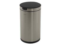 Cubo De Basura Inteligente Ml-design Con Sensor De Movimiento 30l De Acero Plateado