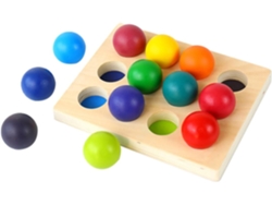 Juego De Clasificación De Colores Del Arcoíris, Juguete De Aprendizaje Temprano Para Niños Y Niñas, Juguete Educativo Para Descubrir Los Colores.