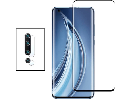 Kit Protector de Cámara Trasera Xiaomi Mi 10 5G - Curved PHONECARE y Cristal Templado 5D Full Cover