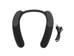 Altavoz Bluetooth inalámbrico Yunzii con correa para el cuello, altavoz portátil con soporte para micrófono, Bluetooth 5.3 y memoria