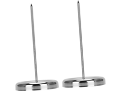 Juego De 2 Portarecibos De Acero Inoxidable Con Tenedor Protector Para Tickets, Resistente Para