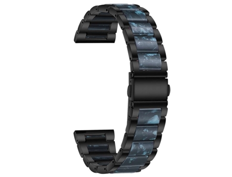 Correa de acero inoxidable de resina de zafiro para Garmin Tactix 7 Pro Edition VEANXIN