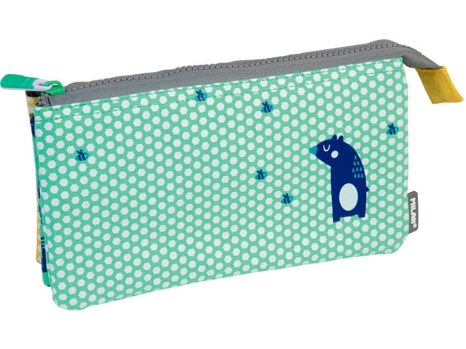 Estuche MILAN Compartimentos (22x12x4cm)