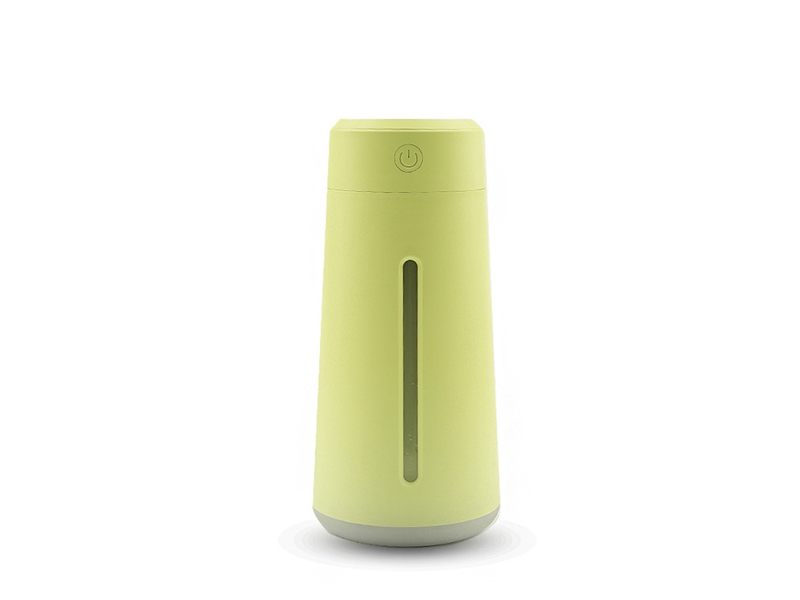 Humidificador de aire portátil USB, gran capacidad, pulverización silenciosa, ideal para coche y uso en interiores.