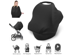 Funda De Lactancia Multiusos Negra Chrui