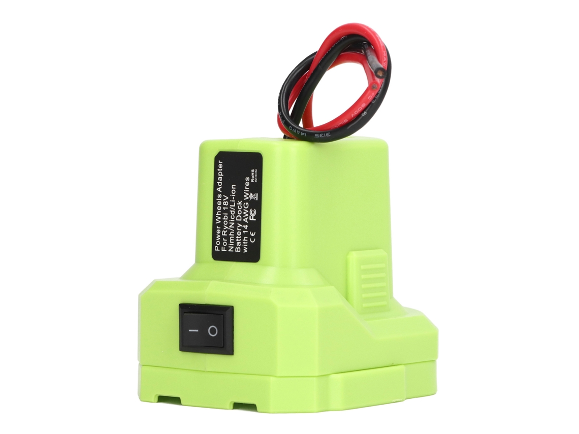 Cabo adaptador de bateria de lítio 14awg para baterias de ferramentas elétricas Ryobi série One+ de 18V