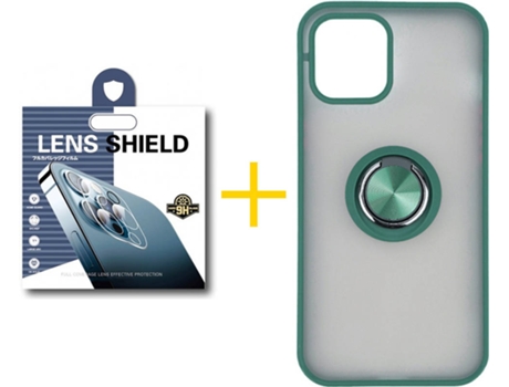 Carcasa + 1 Protector de Cámara para iPhone 12 Pro SKYHE Verde