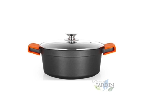 Cacerola Honda De Aluminio Fundido ORBEGOZO Full Induction Ø 28Cm.