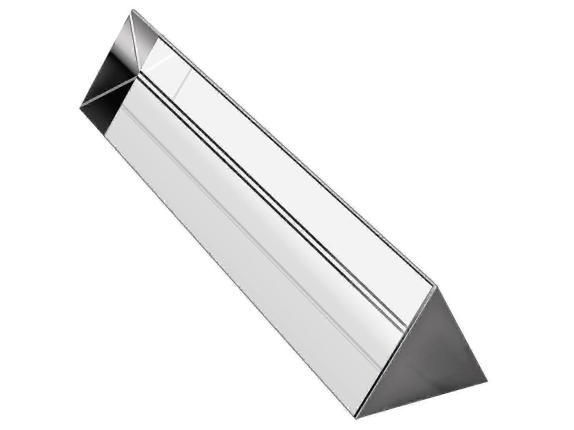Prisma de cristal triangular de 6 pulgadas para la enseñanza de la física del espectro de luz y la fotografía, prisma de 150 mm