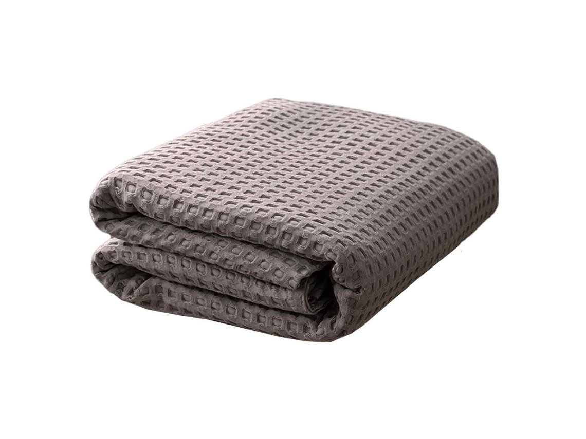 Manta De Algodón Bedsure Para Cama King Size - Manta Estival Ligera Y Transpirable Con Tejido Waffle