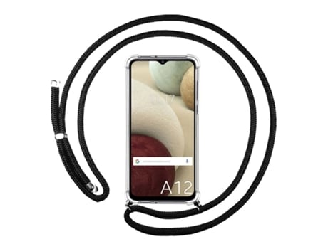 Carcasa Samsung Galaxy M12 TUMUNDOSMARTPHONE Colgante Negro